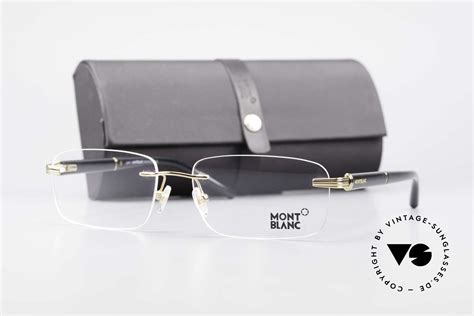 Mont Blanc eyeglasses rimless frames